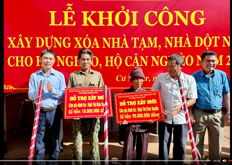 Đắk Lắk sẽ đồng loạt khởi công xây dựng 4.285 căn nhà trao tặng các hộ nghèo trong tháng 3 năm 2025